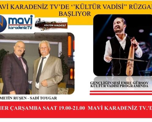 Kültür Vadisi Programı Mavi Karadeniz TV'de Başlıyor